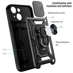 Vāciņš Slide Camera Armor - Samsung Galaxy S22 Ultra, melns cena un informācija | Telefonu vāciņi, maciņi | 220.lv