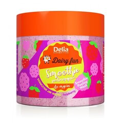 Ķermeņa skrubis Delia Dairy Fun meitene kā avene, 350 ml cena un informācija | Ķermeņa skrubji | 220.lv