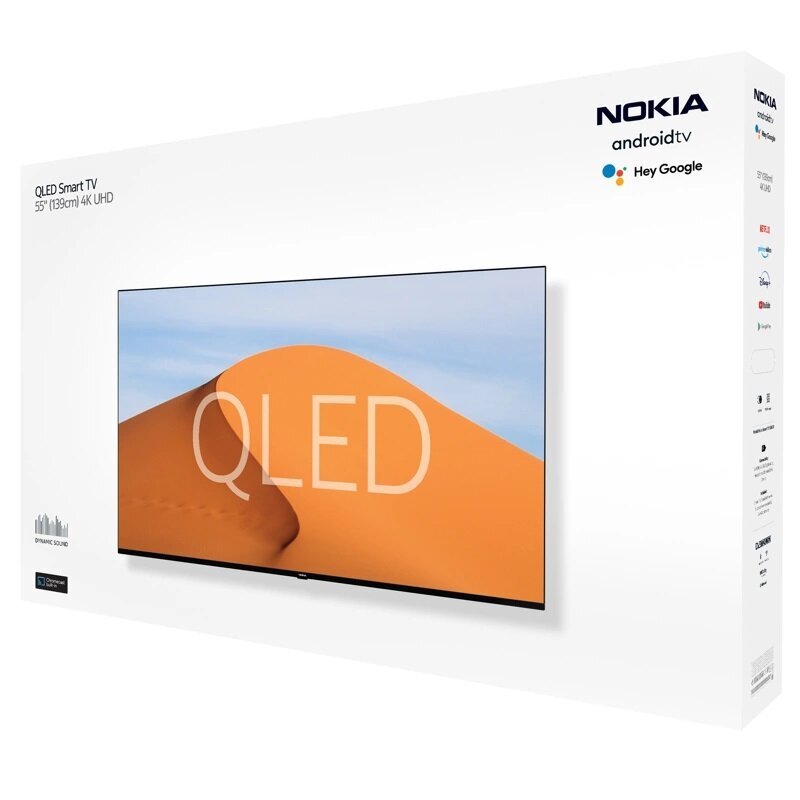 Nokia QLED Android TV (2023) QN55GV315ISW цена и информация | Televizori | 220.lv