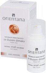 Acu krēms Orientana ar gliemežu ekstraktu, 15 ml цена и информация | Сыворотки, кремы для век | 220.lv