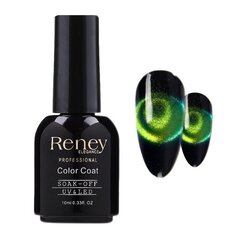 Reney Cat Eye Kocie oko 9D Magic Space Electric Lemon 12 10ml цена и информация | Лаки для ногтей, укрепители | 220.lv