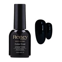 Reney Pure Black hibrīda laka melna 001 цена и информация | Лаки для ногтей, укрепители | 220.lv