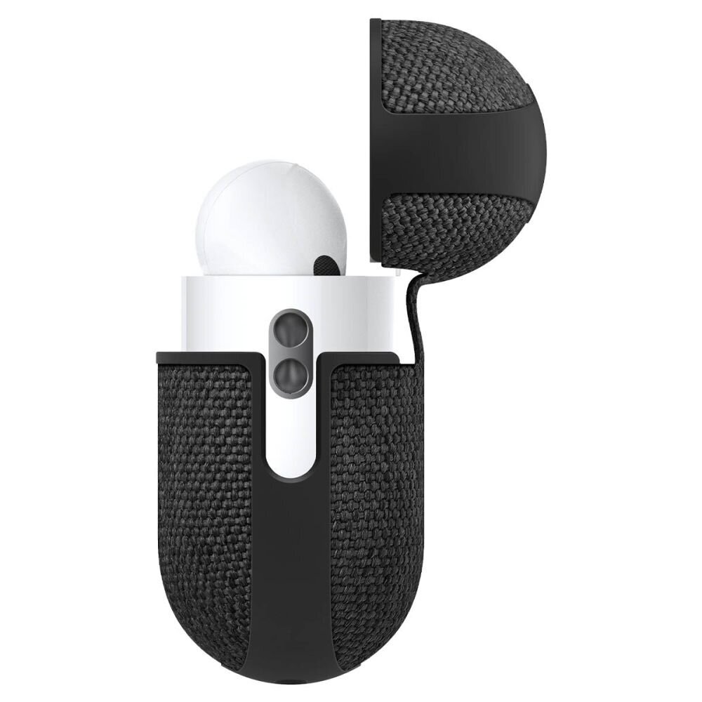 Spigen Urban Fit (melns) apvalks Apple AirPods Pro 1/2 austiņām cena un informācija | Austiņu piederumi | 220.lv