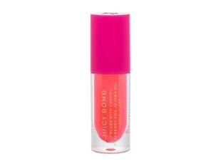 Makeup Revolution London Juicy Bomb lūpu spīdums 4,6 ml, Grapefruit cena un informācija | Lūpu krāsas, balzāmi, spīdumi, vazelīns | 220.lv