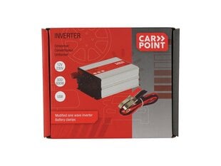 Преобразователь напряжения инвертор 300W/600W 12V - 230V CARPOINT 0510351 цена и информация | Преобразователи напряжения | 220.lv