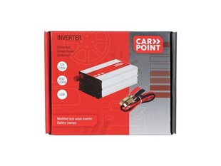 600W/1200W Sprieguma pārveidotājs invertors 12V - 230V CARPOINT 0510352 cena un informācija | Sprieguma pārveidotāji | 220.lv