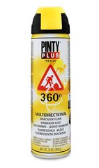 Ceļu marķēšanas fluorescējoša dzeltena krāsa Tech PintyPlus 500ml cena un informācija | Krāsas | 220.lv