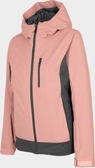 Лыжная куртка для женщин 4F W H4Z22 KUDN002 53S, нежно-розовый цена и информация | Лыжная одежда и аксессуары | 220.lv