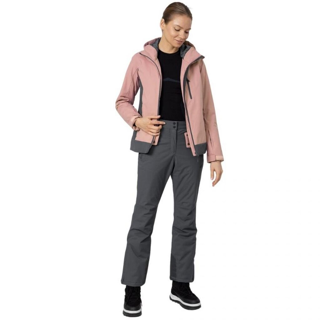 Slēpošanas jaka sievietēm 4F W H4Z22 KUDN002 53S, maigi rozā cena un informācija | Slēpošanas apģērbs | 220.lv