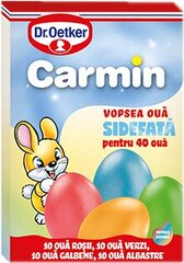 Pērļu olu krāsas Dr.Oetker Carmin, četras krāsas, 20 g x 30 gab. cena un informācija | Pārtikas piedevas | 220.lv