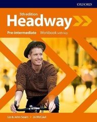 Headway (5th Edition) Pre-Intermediate Workbook with Key цена и информация | Пособия по изучению иностранных языков | 220.lv