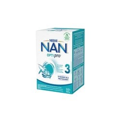 Piena maisījums NAN OPTIPRO 3, no viena gada vecuma, 650 g x 2 gab. cena un informācija | Piena maisījumi (6+ mēn.) | 220.lv