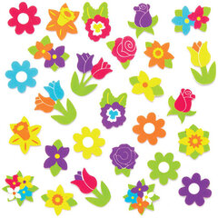Uzlīmes ''Pavasara puķes'' цена и информация | Аппликации, декорации, наклейки | 220.lv