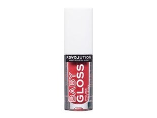 Makeup Revolution Baby Gloss Babe Lip Gloss - Lūpu spīdums 2.2 ml, Babe cena un informācija | Lūpu krāsas, balzāmi, spīdumi, vazelīns | 220.lv