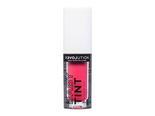 Makeup Revolution Relove Baby Tint Lip & Cheek Tint - Šķidra krāsa lūpām un vaigiem 1,4 ml, Fuchsia cena un informācija | Lūpu krāsas, balzāmi, spīdumi, vazelīns | 220.lv