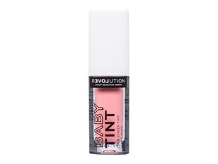 Makeup Revolution Relove Baby Tint Lip & Cheek Tint - Šķidra krāsa lūpām un vaigiem 1,4 ml, Baby cena un informācija | Lūpu krāsas, balzāmi, spīdumi, vazelīns | 220.lv