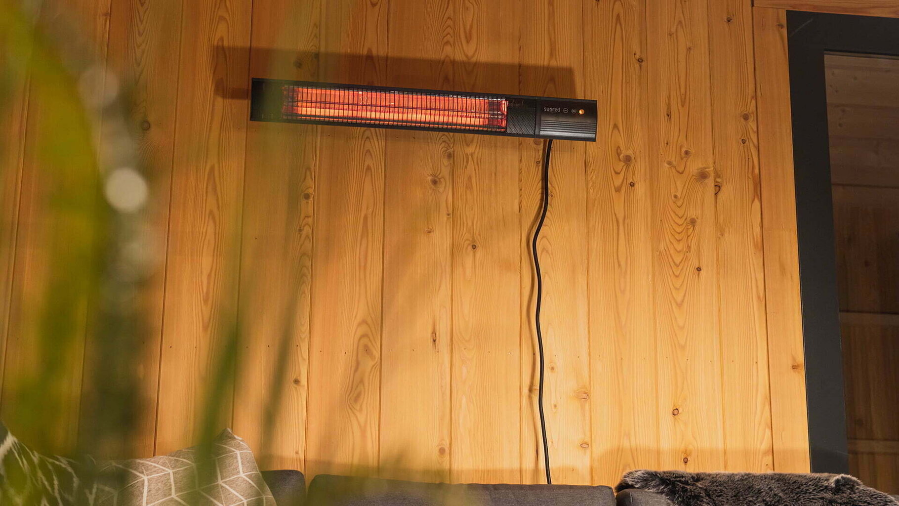 SUNRED Heater RD-DARK-20, Dark Wall Infrared, 2000 W, Black cena un informācija | Sildītāji | 220.lv