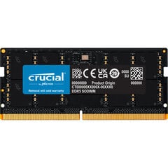 Crucial CT32G52C42S5, 32GB, DDR5, 5200MHz, CL42 цена и информация | Оперативная память (RAM) | 220.lv