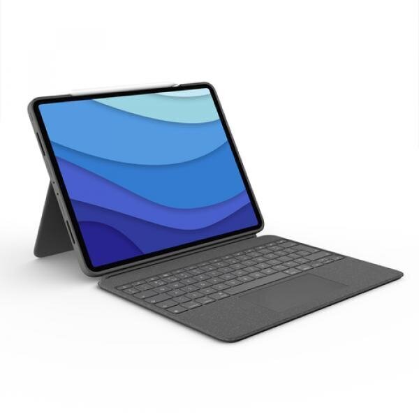 Logitech Combo Touch US piemērots iPad Pro 12.9'' cena un informācija | Somas, maciņi | 220.lv