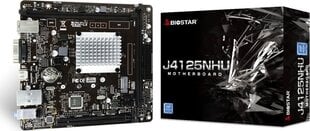 Biostar J4125NHU, Mini ITX, Intel Celeron J4125, DDR4 цена и информация | Материнские платы	 | 220.lv