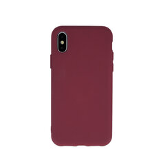 Silicon case for Samsung A40 burgundy цена и информация | Чехлы для телефонов | 220.lv