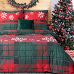 Ziemassvētku gultas veļas komplekts Deluxe, 160x200, 3 daļu cena un informācija | Gultas veļas komplekti | 220.lv