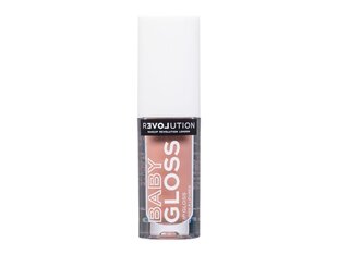 Блеск для губ Makeup Revolution Baby Gloss Babe Lip Gloss, 2.2 мл, Sugar #CBAEA8 цена и информация | Помады, бальзамы, блеск для губ | 220.lv