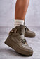 Sieviešu silti augsti sporta apavi Green Lexa 21764-H цена и информация | Sporta apavi sievietēm | 220.lv