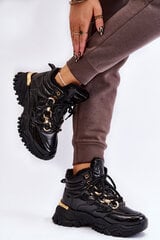 Sieviešu izolēti sporta apavi, šņorējami, šņorējami, melni Bastini 23482-H cena un informācija | Sporta apavi sievietēm | 220.lv