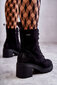 Siltas sieviešu augstpapēžu kurpes melnā krāsā Grethe 21951-F cena un informācija | Sieviešu zābaki, puszābaki | 220.lv