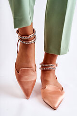 Sieviešu sandales ar smailiem purngaliem Pink Amisha cena un informācija | Sieviešu sandales | 220.lv