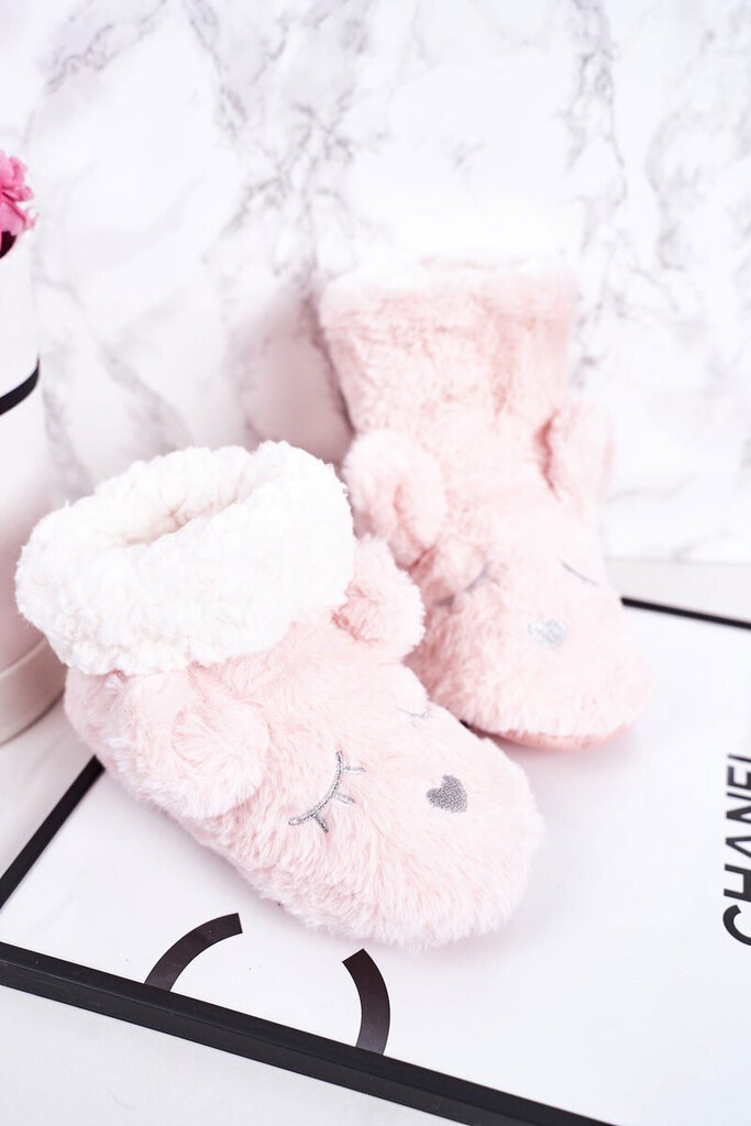 Bērnu siltinātās čības gaiši rozā Sleepyhead 13522-189 цена и информация | Bērnu čības, maiņas apavi | 220.lv