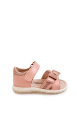 Bērnu ādas sandales ar velcro rozā ielāpu 19374-98 cena un informācija | Bērnu sandales | 220.lv