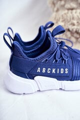 Bērnu sporta apavi tumši zili ABCKIDS B012310074 11169-19 cena un informācija | Sporta apavi bērniem | 220.lv