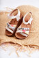 Bērnu vasaras sandales White Nelson цена и информация | Bērnu sandales | 220.lv