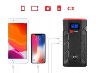 Mini dzinēja starteris - lādētājs Power Bank 10400 mAh цена и информация | Зарядные устройства для аккумуляторов | 220.lv