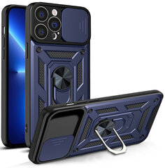 Hybrid Armor Camshield piemērots iPhone 13 Pro Max, zils cena un informācija | Telefonu vāciņi, maciņi | 220.lv