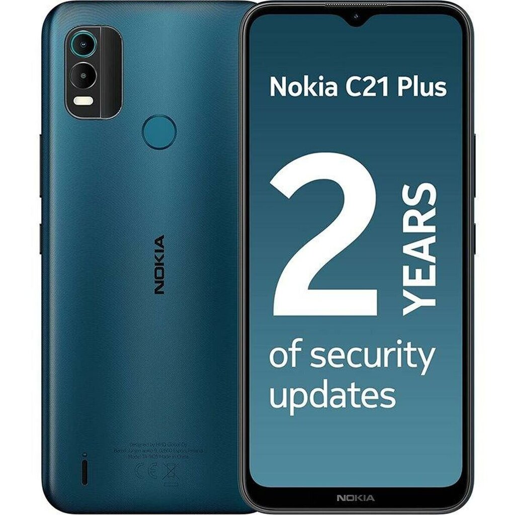 Nokia C21 Plus, Dual SIM, 3/32GB Blue цена и информация | Mobilie telefoni | 220.lv