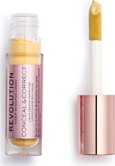 Консилер Makeup Revolution Conceal и Correct Banana Deep, 3,5 г цена и информация | Пудры, базы под макияж | 220.lv