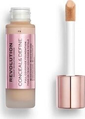 Grima pamats Makeup Revolution Conceal and Define F10, 23 ml cena un informācija | Grima bāzes, tonālie krēmi, pūderi | 220.lv