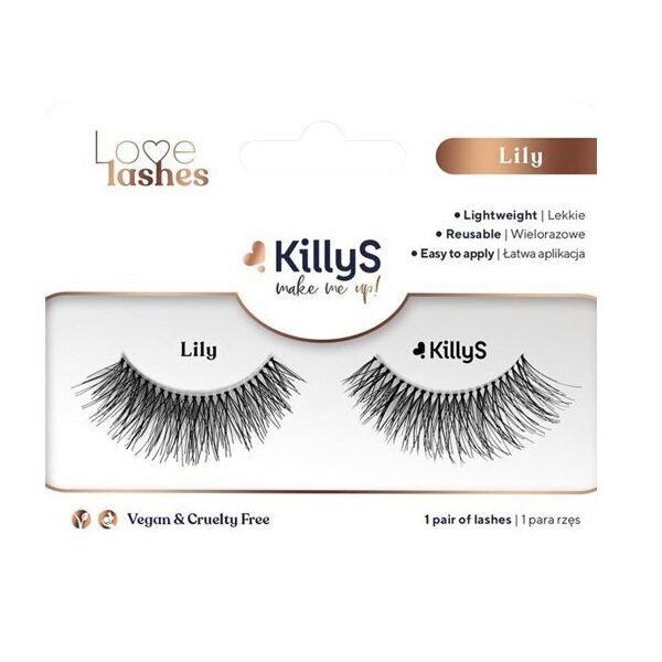 Līmējamās skropstas Killys Make Me Up! Love lashes Lily cena un informācija | Mākslīgās skropstas, skropstu atliecēji | 220.lv