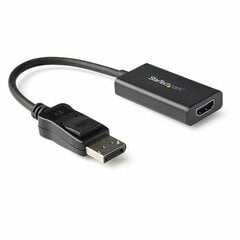 Display Porta uz HDMI Adapteris Startech DP2HD4K60H   Melns cena un informācija | Adapteri un USB centrmezgli | 220.lv