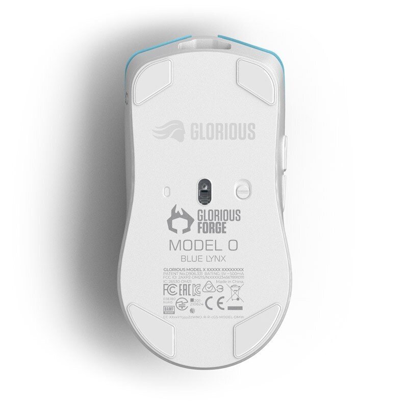 Datorpele Glorious Model O Pro Blue Lynx cena un informācija | Peles | 220.lv