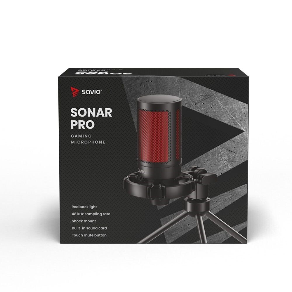 Mikrofons Savio SONAR PRO cena un informācija | Mikrofoni | 220.lv