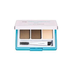 Clarins My Clarins Perfect Eyebrow Kit - Paletka na obočí 3,5 g  01 Light To Medium цена и информация | Тушь, средства для роста ресниц, тени для век, карандаши для глаз | 220.lv