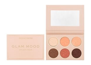 Палитра теней для век Glam Mood Gold en Hour  цена и информация | Тушь, средства для роста ресниц, тени для век, карандаши для глаз | 220.lv