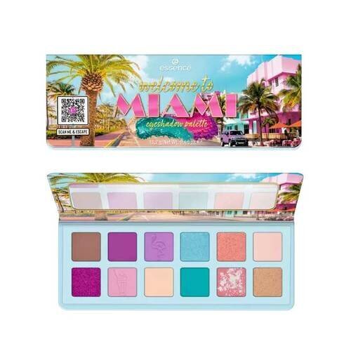 Essence welcome to Miami Eyeshadow - Acu ēnu palete, 13.2 g cena un informācija | Acu ēnas, skropstu tušas, zīmuļi, serumi | 220.lv