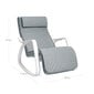 Supama krēsls LYY11WG, gaiši pelēkā krāsā cena un informācija | Atpūtas krēsli | 220.lv