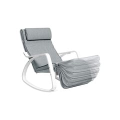 Supama krēsls LYY11WG, gaiši pelēkā krāsā cena un informācija | Atpūtas krēsli | 220.lv