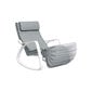 Supama krēsls LYY11WG, gaiši pelēkā krāsā цена и информация | Atpūtas krēsli | 220.lv